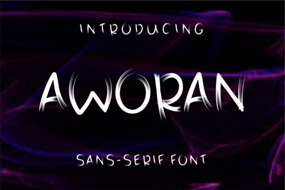 Aworan: A Handwritten Script Font That Cuts Through the Feed