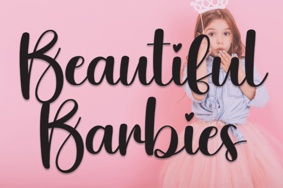 Beautiful Barbies: A Handwritten Script Font That Elevates Digital Branding