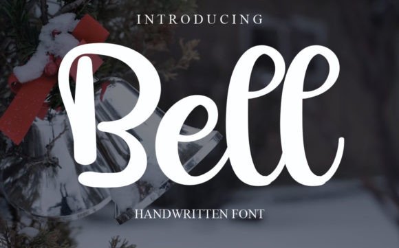 Bell: A Sweet Handwritten Typeface for Romantic Brand Identity