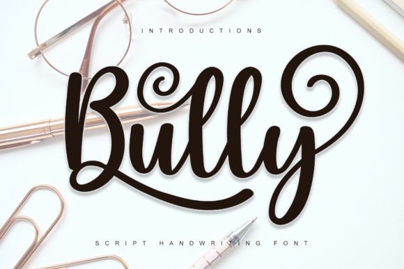Bully Font: A Modern Handwritten Typeface for Digital Branding