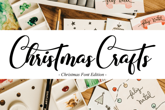 Christmas Crafts: A Premium Handwritten Font for Clear, Festive Campaigns
