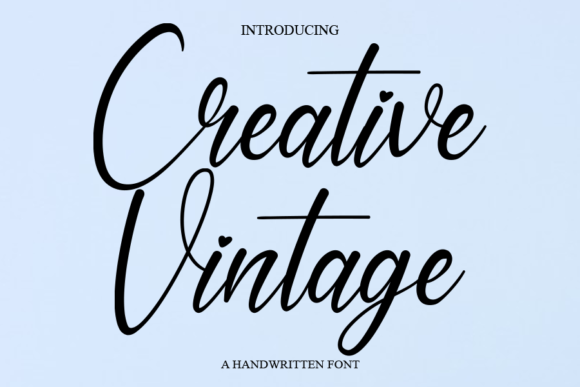 Creative Vintage: A Handwritten Font for Editorial Warmth