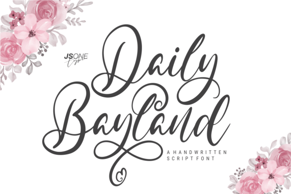 Daily Bayland: A Refined Handwritten Font for Digital Branding