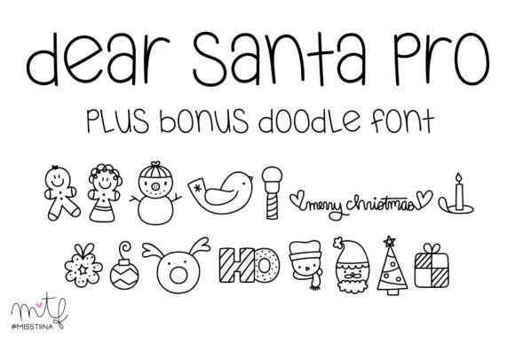 Dear Santa Pro Duo: A Handwritten Font for Warm Editorial Moments