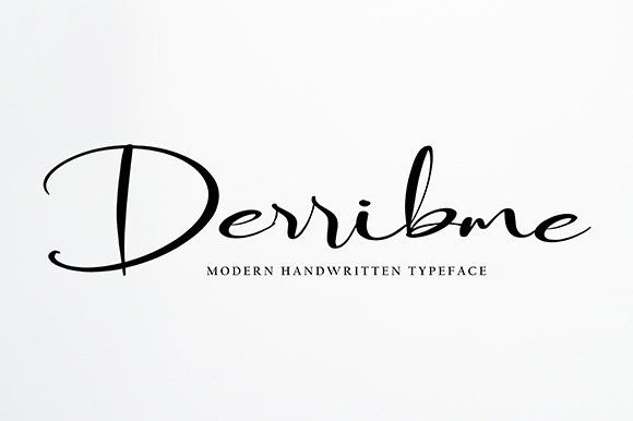 Derribme: A Timeless Handwritten Font for Editorial Design