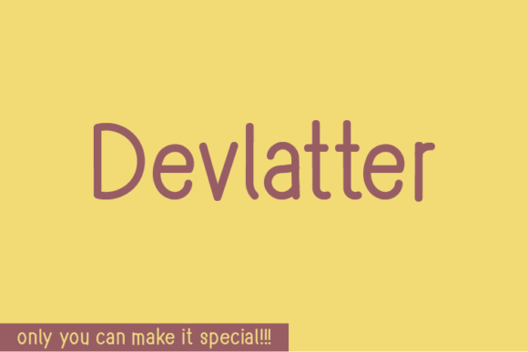 Devlatter: A Natural Handwritten Font That Elevates Real Business Branding