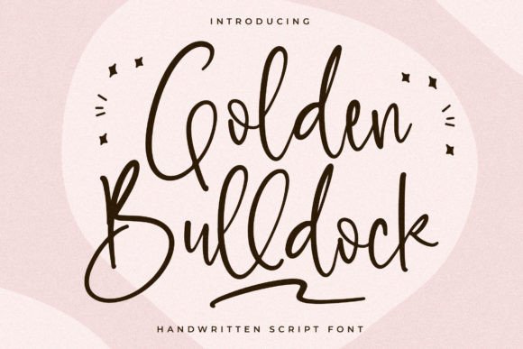 Golden Bulldock: A Handwritten Font That Breathes Life Into Editorial Moments
