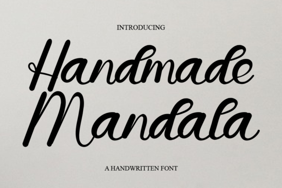 Handmade Mandala: A Friendly Handwritten Font for Scroll-Stopping Campaigns