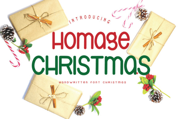 Homage Christmas: A Handwritten Font That Makes Your Brand Feel Like Home
