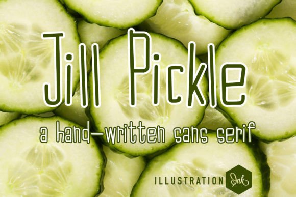 Jill Pickle: A Whimsical Handwritten Typeface for Digital Branding