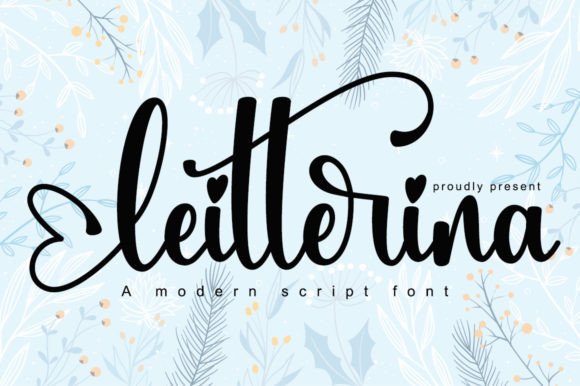 Leitterina: A Versatile Script Font for Modern Web Design