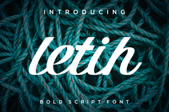 Letih: A Bold Handwritten Font for Digital Branding