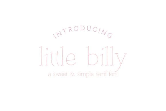 Little Billy: A Handwritten Font That Feels Like a Quiet Conversation