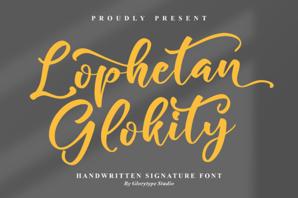 Lophetan Glokity: A Thoughtful Script Font for Digital Branding