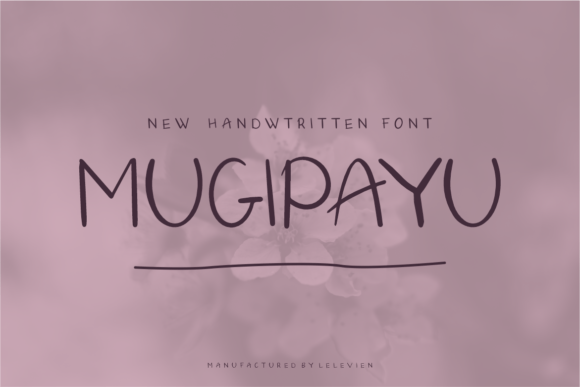 Mugipayu: A Handwritten Font That Feels Like a Design Secret