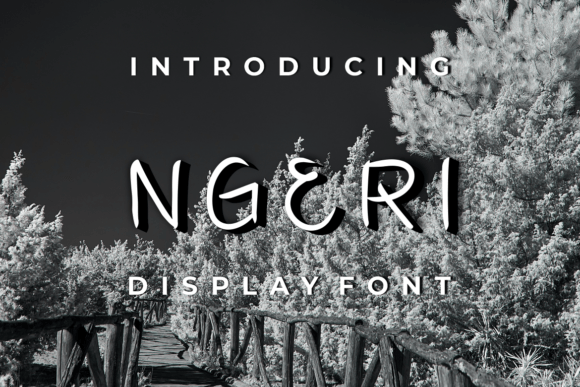 Ngeri: A Playful Handwritten Font for Editorial Charm