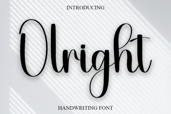 Olrihgt: A Friendly Handwritten Font for Scroll-Stopping Marketing