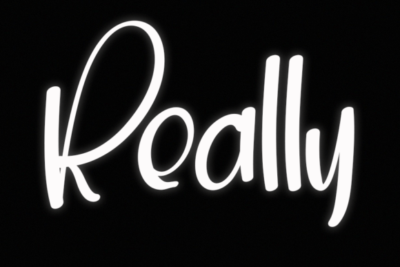 Really: A Friendly Handwritten Font for Real Branding Work