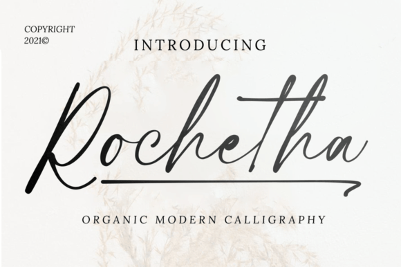 Rochetha: A Premium Script Font for Small Business Branding