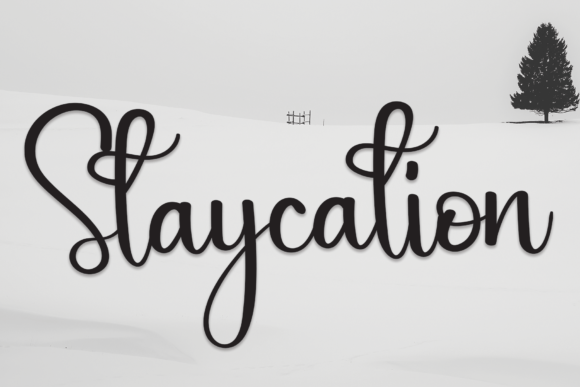 Staycation: A Friendly Handwritten Typeface for Digital Branding