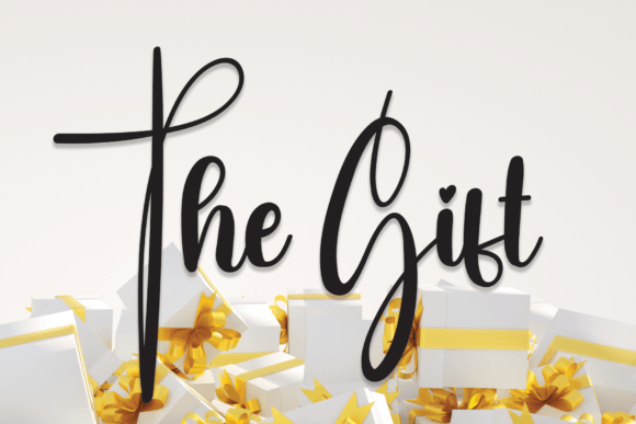 The Gift: A Handwritten Font That Makes Your Brand Feel Thoughtful