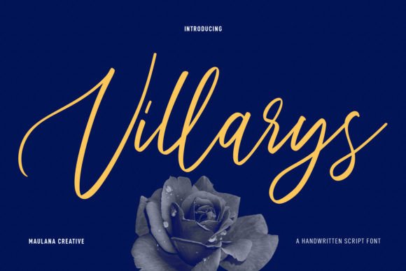 Villarys: A Delicate Script Font for Polished Digital Branding