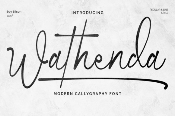 Wathenda: A Handwritten Font That Breathes Quiet Confidence