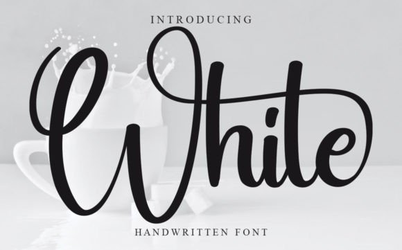 White: A Delicate Handwritten Font for Digital Charm